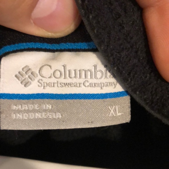 Used XL Fleece Quarterzip Columbia - Picture 3 of 5